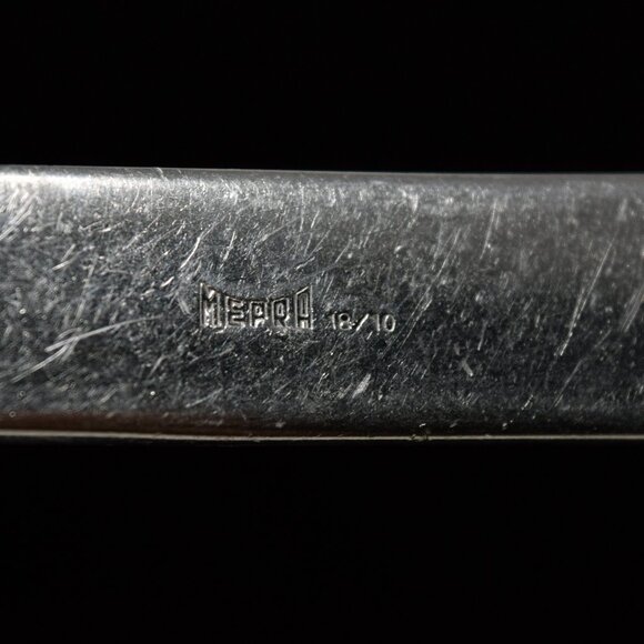 Mepra Katja Fork Stainless Italy Ergonomic Modernist European Asymmetrical 18/10 - Picture 6 of 10